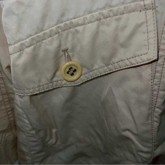 Sundance utility hooded Full Zip Long Jacket Butter Cream Yellow Size Medium. - Picture 12 of 16